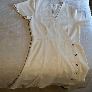 Linen Wrap Dress